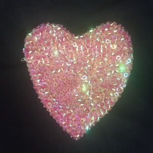 Pink Sequin Coin Purse - NWOT!